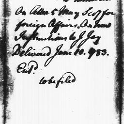 [Document, 1783 June 10]