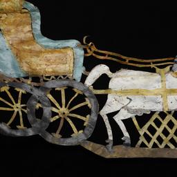 Horse And Chariot Rod Puppet