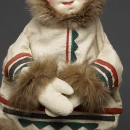 Eskimo Hand Puppet With Fur...