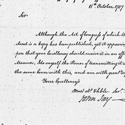 [Document, 1787 October 11]