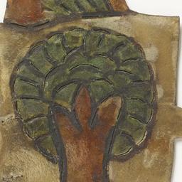 Turkish Shadow Puppet Of Trees