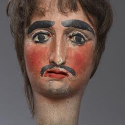 Head Of Male Hand Puppet Wi...