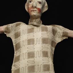 Old, Bald Male Hand Puppet