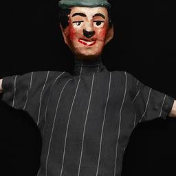 Male Hand Puppet With Green...