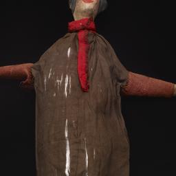 Male Hand Puppet With Red A...