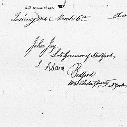 [Document, 1821 March 06]