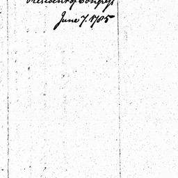 [Document, 1785 June 07]
