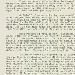 Letter: 1932 May 13