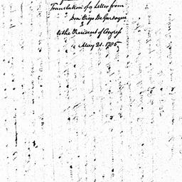 [Document, 1785 May 21]