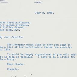 Letter: 1936 July 8