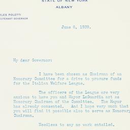 Letter: 1939 June 8
