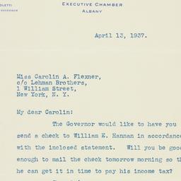 Letter: 1937 April 13