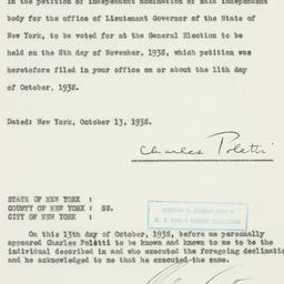 Administrative Record: 1938...