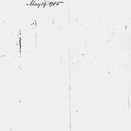 [Document, 1785 May 19]