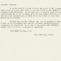 Letter: 1934 December 13