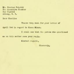Letter: 1936 April 8