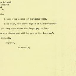 Letter: 1935 September 25