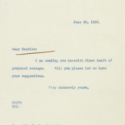 Letter: 1938 June 25