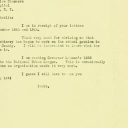 Letter: 1934 December 19