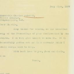 Letter: 1937 July 21