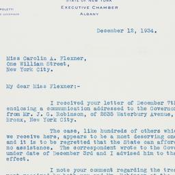 Letter: 1934 December 12