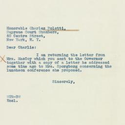 Letter: 1938 February 21