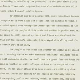 Press Release: 1952 January 26