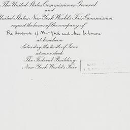 Invitation: n.d.