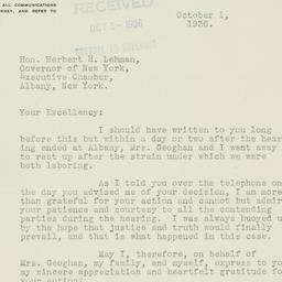 Letter: 1936 October 1