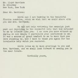 Letter: 1949 November 22