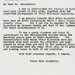 Letter: 1939 June 24