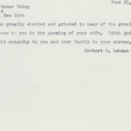 Telegram: 1953 June 23