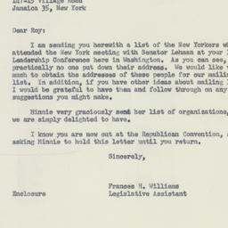Letter: 1956 August 20