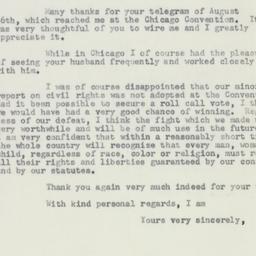 Letter: 1956 August 22