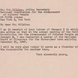 Letter: 1945 January 8