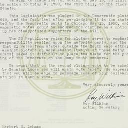 Letter: 1950 May 24