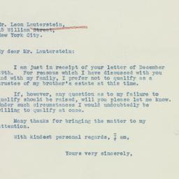 Letter: 1937 January 5