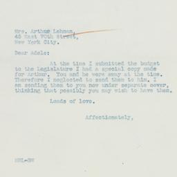 Letter: 1936 May 19