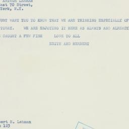 Telegram: 1947 June 1