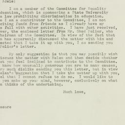 Letter: 1947 November 10