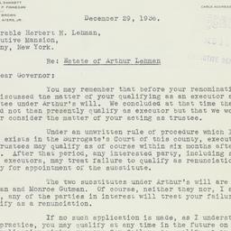 Letter: 1936 December 29