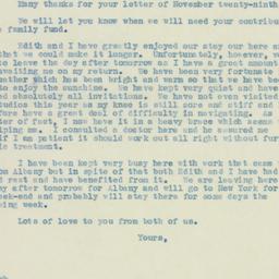 Letter: 1938 December 2