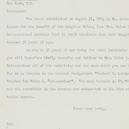 Letter: 1935 October 8