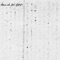 [Document, 1785 March 21]