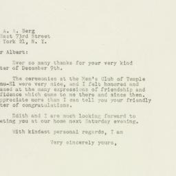 Letter: 1948 December 13