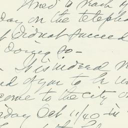 Letter: 1940 September 24