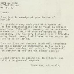 Letter: 1947 September 3
