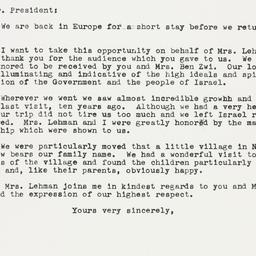 Letter: 1959 May 5
