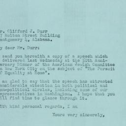 Letter: 1957 April 15