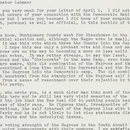 Letter: 1957 April 4